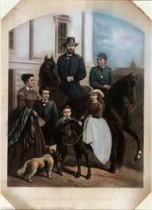 General Grant And His Family — Samuel Sartain