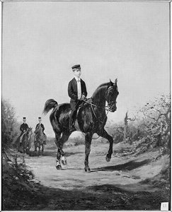 Le Prince Impérial À Cheval — Parquet Charles Gustave