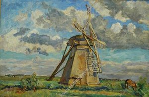 Windmill — Pyotr Konchalovsky