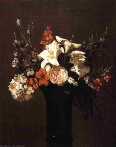 Flowers 1 — Henri Fantin-latour