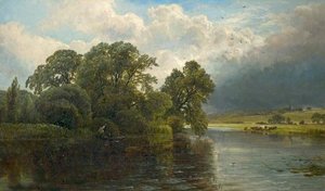 The Trent Below Donington, Derbyshire — George Turner