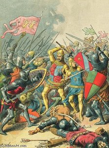 King John At The Battle Of Poitiers