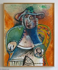 Alter Mann Sitzen — Pablo Picasso