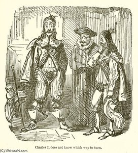 Charles I Does Not Know Which Way To Turn — John Leech