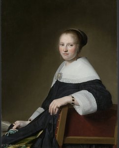 Portrait Of Maria Van Strijp — Johannes Cornelisz Verspronck