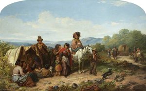 The Breaking Up Of The Camp — James Curnock, Romanticism