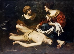 Saint Sebastian Tended By Saint Irene — Никола Ренье