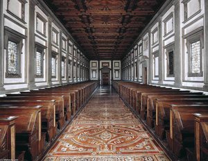Laurentian Library — Michelangelo Buonarroti, Mannerismus