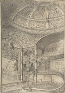 Interior Of A Theatre — David Roberts