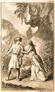 Illustration from Johannes Ewalds The Death of Balder