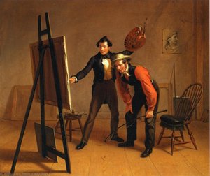 The Painter's Triuimph (also Known As Artist Showing His Own Work) — William Sidney Mount