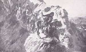 Scouting The Enemy, (painting) — Charles Marion Russell