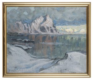 Boats Between The Mountains. Study From Lofoten — Анна Анчер