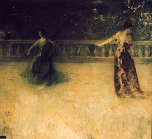 The Dance Twilight, (painting) — Thomas Wilmer Dewing