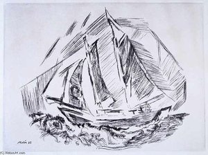 Sailboat — John Marin