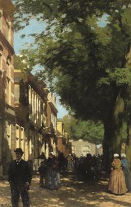 A Sunny Day On The Willemstraat, Scheveningen