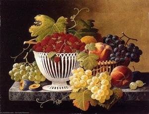 Still Life With Strawberry Basket — Severin Roesen