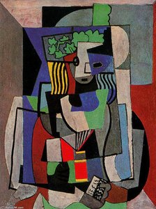 Der Schüler — Pablo Picasso, Synthetic Cubism