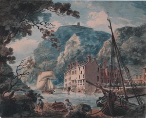 The Avon Gorge At Bristol, With The Old Hot Wells House — Joseph Mallord William Turner