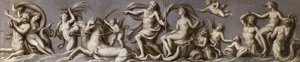 Panel From The Robert Adam Library At Audley End Representing Water — Giovanni Battista Cipriani