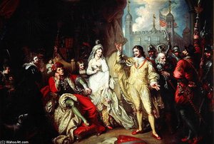 Thomas Howard, Earl Of Surrey, Defending His Allegiance To Richard Iii Before Henry Vii After The Ba — Mather Brown