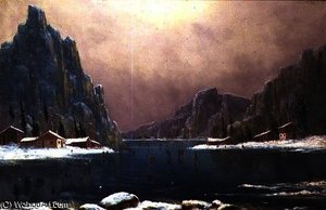 Figures Skating on a Lake