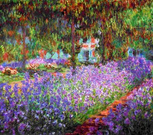 Irises in Monet's Garden