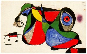 Maqueta Núm. 5 De La Sèrie Gaudí — Joan Miró, Surrealist Expressionism