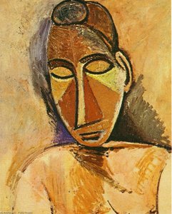 Nude (bust) — Pablo Picasso, Cubism