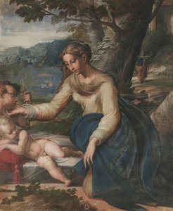 Holy Family — Parmigianino, Mannerism