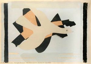 The Bird And Its Shadow Iii (aquatint) — Georges Braque, Cubist Expression