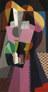 Woman With The Green Fan — Emilio Pettoruti