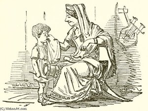 Cornelia, Mother Of The Gracchi — John Leech