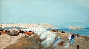 View Of Naples — Attilio Pratella