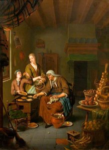 The Pancake Woman — Willem Van Mieris