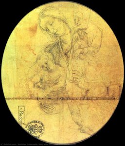 Mary With The Child And Young St. John — Matthias Grünewald, Northern Renaissance
