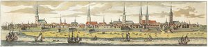 Stadtansicht Von Hamburg — Pieter Schenck
