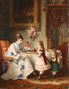 Giving A Present To Mother — Anton Ebert