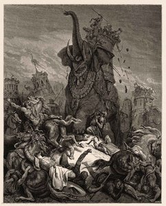 Death Of Eleazer — Paul Gustave Doré, Romantic Symbolism