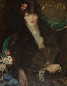 Lady With Fan — Francis Campbell Bolleau Cadell