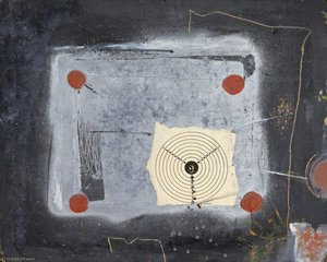 Painting with Lead Pellet (recto)