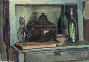 Still Life With Bottles — Duncan Grant
