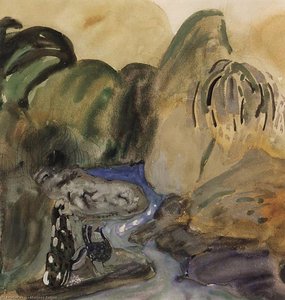 By The River — Martiros Sarian