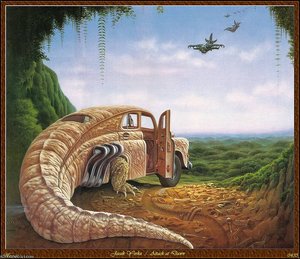 Attack At Dawn — Jacek Yerka