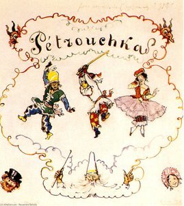 Petrushka. Poster Scetch — Alexandre Benois