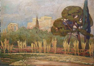 View Of The Acropolis - — Konstantinos Maleas