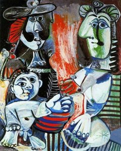 La Familia — Pablo Picasso, Proto-cubism