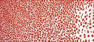 Red Azaleas Singing And Dancing Rock And Roll Music — Alma Thomas, Abstract Expressionism