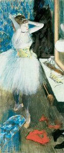 Dancer In Her Dressing Room — Edgar Degas
