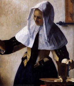 Mujer Con Un Jarro De Agua — Johannes Vermeer, Dutch Baroque